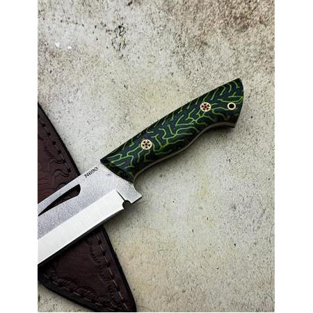 EL YAPIMI ÖZEL ÜRETİM G.CARTA (CİGARTA) KABZE N690 BÖHLER ÇELİK TANTO AV KAMP BIÇAĞI KOD:CKR613-05