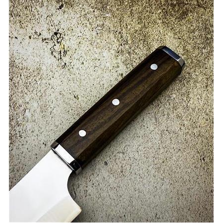 EL YAPIMI ÖZEL ÜRETİM SANTOKU ÇAKIROĞLU PROFESYONEL (CHEF) ŞEF AŞÇI BIÇAĞI KOD:CKR370