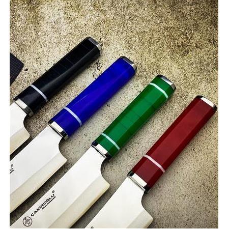 EL YAPIMI ÖZEL ÜRETİM SANTOKU ÇAKIROĞLU PROFESYONEL (CHEF) ŞEF AŞÇI BIÇAĞI KOD:CKR371