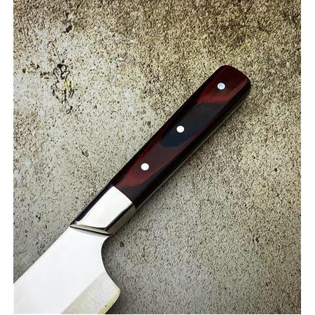 EL YAPIMI ÖZEL ÜRETİM SANTOKU ÇAKIROĞLU PROFESYONEL (CHEF) ŞEF AŞÇI BIÇAĞI KOD:CKR374