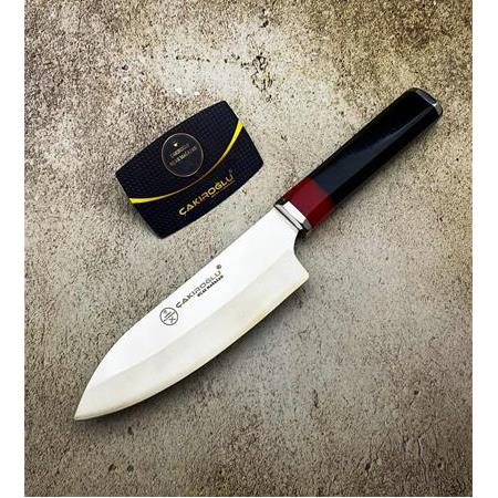 EL YAPIMI ÖZEL ÜRETİM ÇAKIROĞLU PROFESYONEL (CHEF) ŞEF AŞÇI BIÇAĞI KOD:CKR381