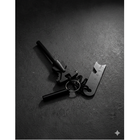 DÜDÜKLÜ MAGNEZYUM ÇUBUĞU - ÇAKMAK TAŞI (ATEŞ BAŞLATICISI) KOD:CKR682